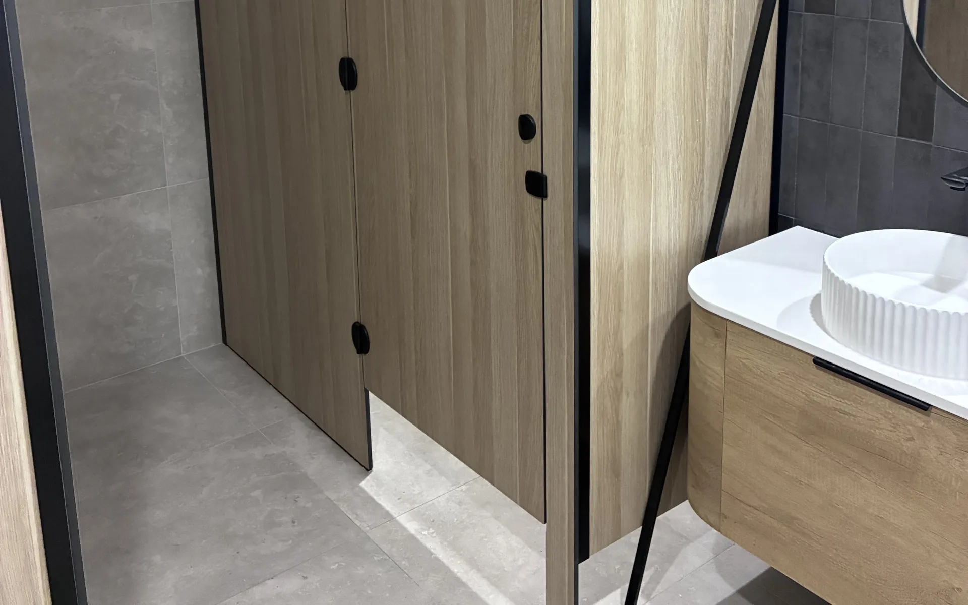 Finished internal fit-out with timber joinery