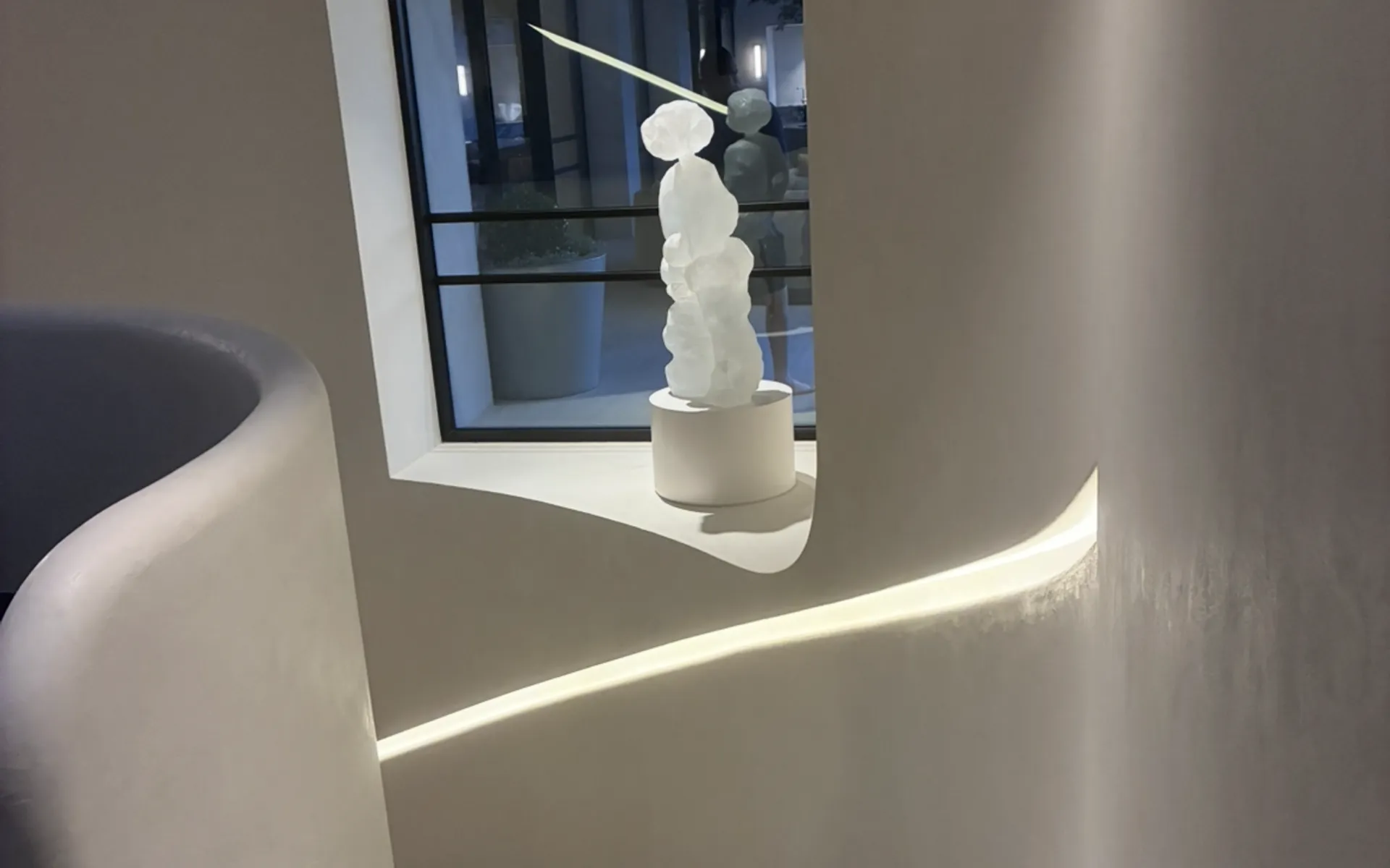 Custom plaster and timber feature detailing